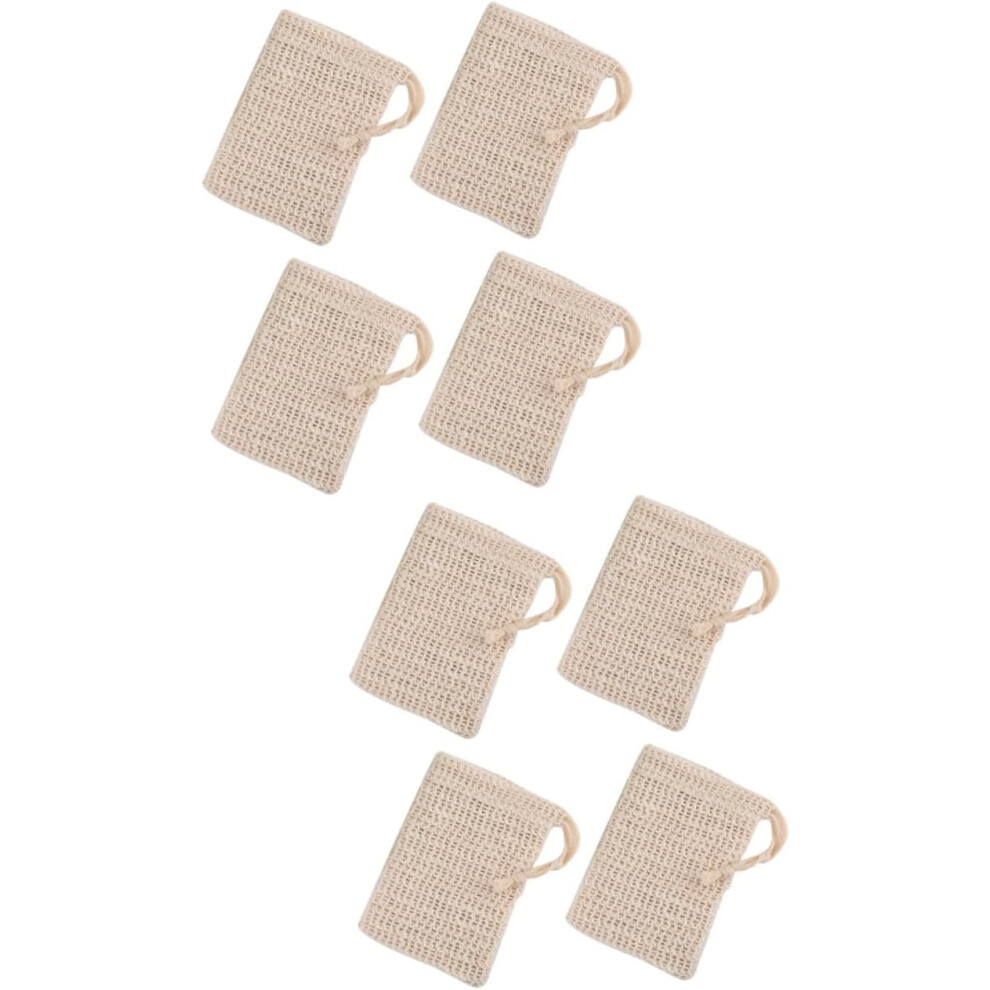 Hkhbjs 8Pcs Exfoliating Soap Pouch Scrubbing Net For Bath Shower Mesh Holder