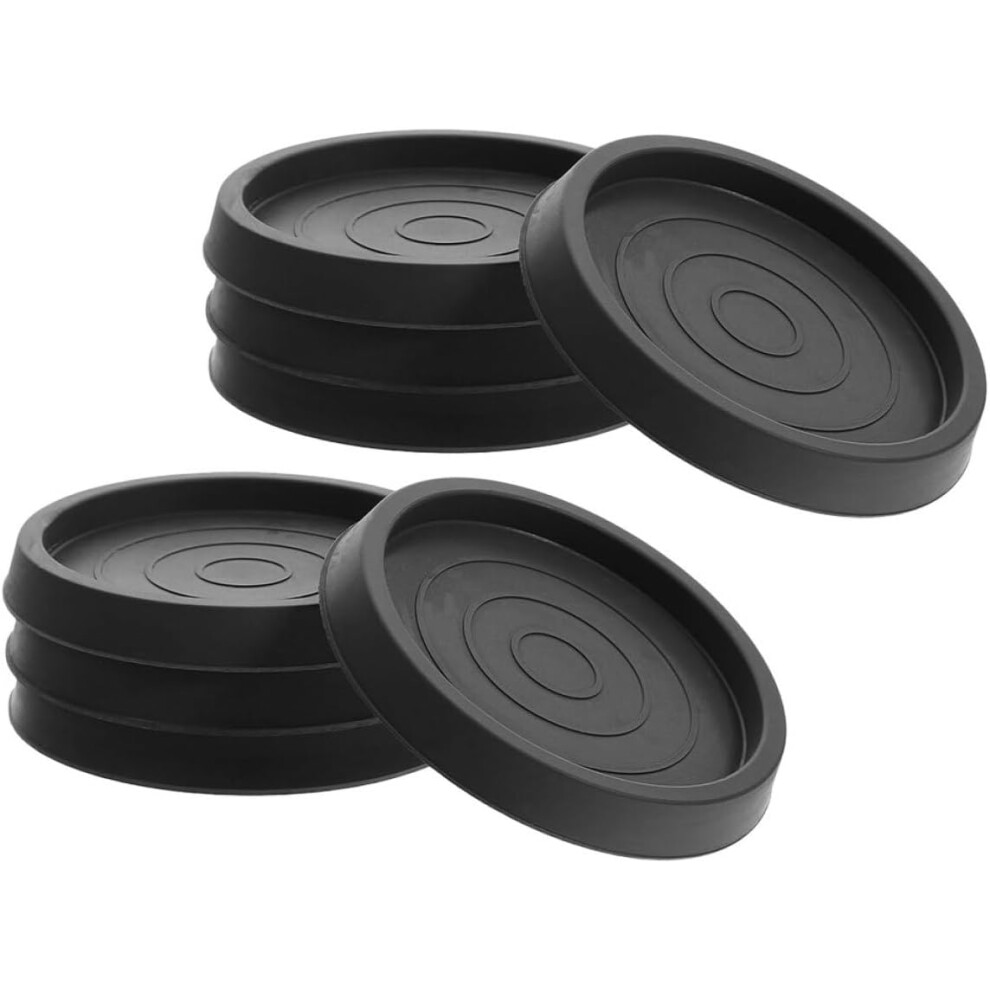 8Pcs Furniture Caster Cups Chair Floor Protectors Rubber Round Pads Easy To Clean Wear 5455468323416