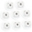 8pcs Self-Adhesive Wheel for Storage Box Caster Sticky Wheels Case Under Bed Storage Organisation 1