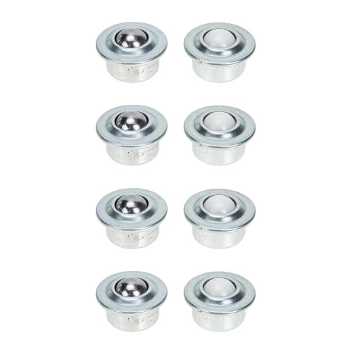 Nylon Roller Caster 8Pcs Transfer Balls with Uniform Hardness for Appliance Support