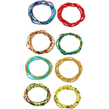 8-teiliges Set Metall-Körperketten, Sommer-Strand-Taillenketten, Bikini-Körperschmuck für Damen