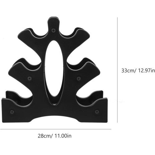 Klein halterrek en plastic halterstandaard met bladvormig frame 1
