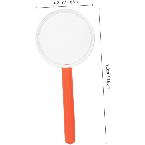 12pcs Mini Handheld Magnifying Glass for Plastic Acrylic Lens Science Class Tools 1