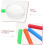 12pcs Mini Handheld Magnifying Glass for Plastic Acrylic Lens Science Class Tools 3