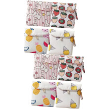8 stuks maandverbandzakjes, compacte organizer voor menstruatiepads, opbergzakje voor menstruatieproducten