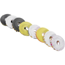 8 ruller grosgrain sportsbånd til festhåndverk, gjør-det-selv hårsløyfer, spill, arrangementsutstyr, meter, softball, baseballbånd
