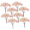 8pcs Miniature Cherry Blossom Trees Mini Garden Decoration Simulation Tree Ornaments 1