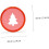 12pcs Christmas Tree Shaped Buckle Binding Buckles for Notebook Binding in Pack Plastic Material Random Color 1