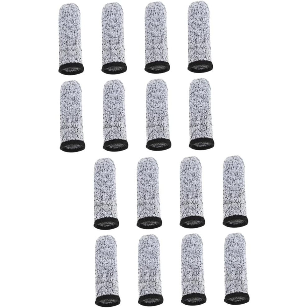Hkhbjs 8Pairs Finger Sleeve Protectors Cut Resistant Finger Cover For Thumb And Support