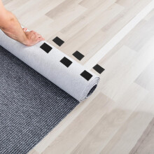 50 pares de fitas adesivas anti-deslizante duplas para fixação de sofá e tapete, tiras de decoração de casa pesadas