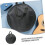 Dumb Drum Pad Bag Drum Storage Case with Handle 2pcs 12 inch Waterproof Oxford Cloth Practical Carry Handle 3