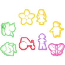 8-teiliges Set aus Polymerclay-Formen und -Ausstechern für die DIY-Ohrringherstellung, geeignet für Schmuckbastelarbeiten