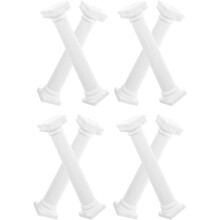 8pcs pequeno romano pilar bolo coluna bolo de casamento pilares suporte DIY artesanato Décor