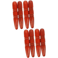 8-teiliges Set Massagestäbe aus Holz für Hand- und Fußmassagepunkte