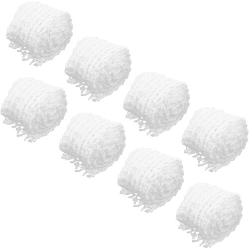 8pcs Sausage Net Ham Packaging Net Cotton Meat Netting Rolls Elastic Easy to Store Kitchen Home Use