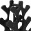 Klein halterrek en plastic halterstandaard met bladvormig frame 8