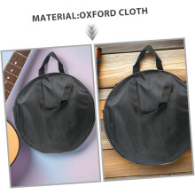 Dumb Drum Pad Bag Drum Storage Case with Handle 2pcs 12 inch Waterproof Oxford Cloth Practical Carry Handle