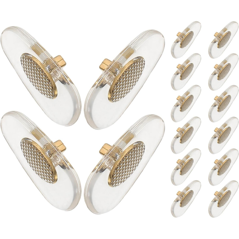 Hkhbjs 8Pairs Push Nose Pads For Eyeglasses Non-Slip Replacement Nose Pads