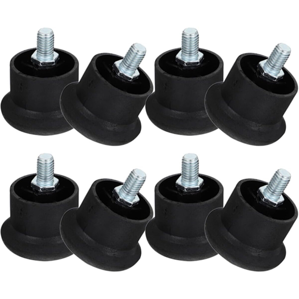 8Pcs Office Chair Locking Feet Pads With Screws, Thickened Mushroom Wheel Floor Protectors 5455468168017