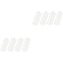 Lot de 8 cuvettes en verre standard pour laboratoire - Cuvettes en verre optique pour équipement de laboratoire scientifique