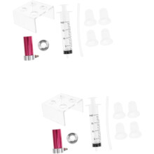 Kit de 2 moules à rouge à lèvres DIY, outils de maquillage pour la fabrication de rouge à lèvres, compatible avec les huiles essentielles