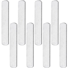 8PCS Steel Plates for Weighted Vests 12cm x 2.5cm x 0.7cm Fitness Weight Plates