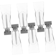 Lot de 8 tubes de baume à lèvres et flacons de gloss de 4 ml, rechargeables et vides.
