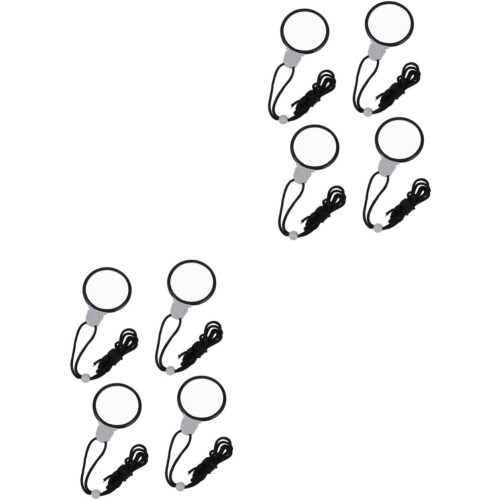 8 stuks draagbare vergrootglas hanger vergrootglas ketting
