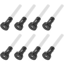 Lot de 8 bâtonnets de coton de rechange pour humidificateur avec support en plastique, mèches filtrantes en pur coton