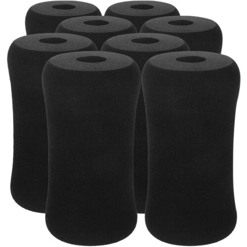 8pcs Foot Pads Roller Covers Foam Training Sleeve Replacement