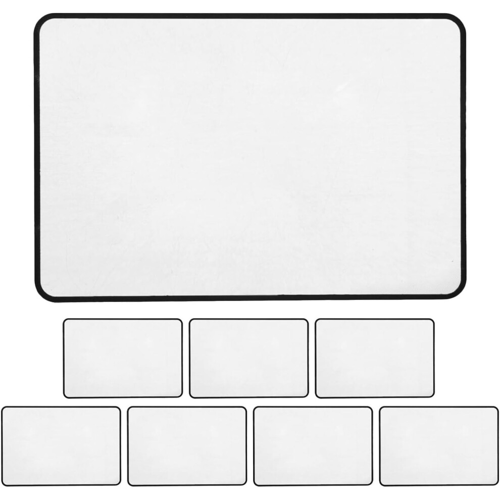 Hkhbjs 8Pcs Handheld Magnifying Glass Magnifier Sheet Portable Magnifier For Reading Home Office School