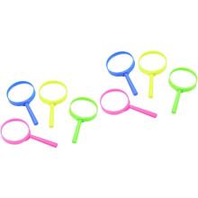 Lot de 8 loupes de poche en plastique pour garçons et filles, loupe de lecture portable avec fonction grossissante