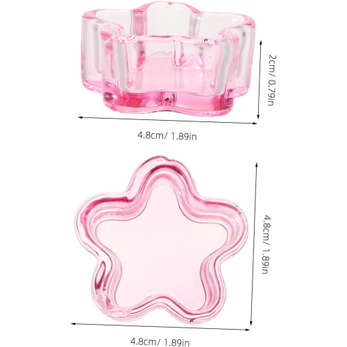 Κύπελλο πλύσης νυχιών Crystal Dappen Dish Manicure Bowl για θήκη πινέλου νυχιών Soak off Bowl 1
