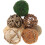 8pcs Handmade Rustic Decorative Balls Made from Natural Grass Spheres 1