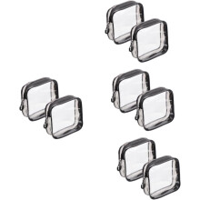 8-teiliges Kosmetiktaschen-Set mit Reißverschluss, ideal für Reisen, zum Waschen, zur Aufbewahrung von Make-up und Toilettenartikeln