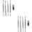 2sets Ear Wax Removal Tools Stainless Steel Ear Spoons for Home Use 1