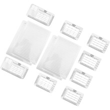 Ensemble de 12 règles de dessin multifonctionnelles en plastique avec pochoirs de lignes droites pour la calligraphie