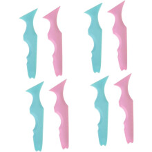8 kpl silikonisia eyeliner-sapluunoita meikkityökaluille eyeliner-mallipohjia silmämeikkiin sapluunatyökalu