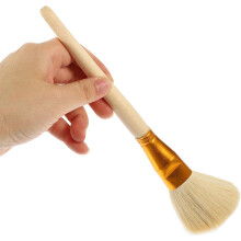 12-teiliges Pinselset mit Holzgriff für Öl- und Aquarellmalerei, kleine, weiche Pinsel mit Wollborsten