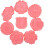 8pcs Dessert Baking Mold Biscuit Mold Flower Shaped Compact Design Pp Reusable Baking Simple Kitchen 1