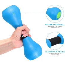 Comfortabele halters voor dames en kinderen, blauw, 2 stuks EVA wateraerobics halters