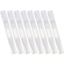 Lot de 8 tubes vides pour vernis à ongles et gloss, parfaits pour les manucures.
