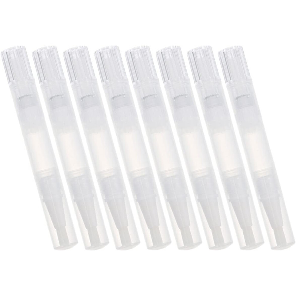 Hkhbjs 8Pcs Empty Nail Oil Pen Nail Polish Pen For Art Tool Lip Gloss Containers Empty Oil Tube For Manicure