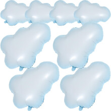 Stück Wolkenballons aus Aluminiumfolie, bezaubernde Wolkenform-Dekorationen
