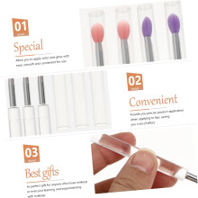 24 stuks oogschaduwapplicators, oogschaduwkwasten en lippenkwasten voor het aanbrengen van oogmake-up en lippenstift.