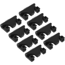 8 piezas de protectores de plástico para patas de freidora de aire, piezas de protección para la bandeja que evitan daños en la cesta.