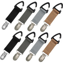 Stück elastische Hutclips für Reisen, mehrfarbig, verstellbar, Rucksack-Huthalter