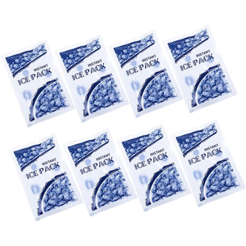 Disposable Instant Cooling Ice Packs 8pcs Multipurpose Ice Bag