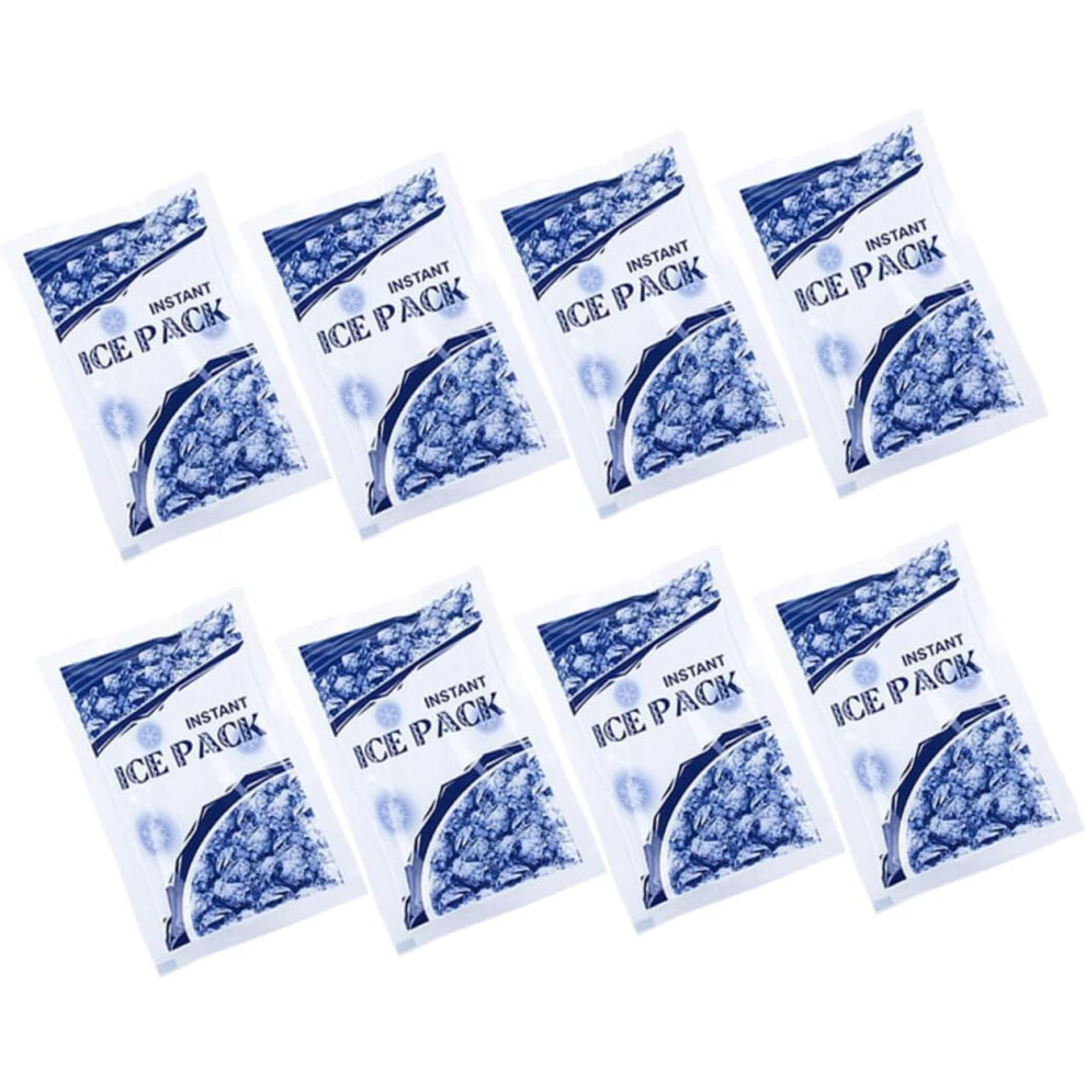 Hkhbjs Disposable Instant Cooling Ice Packs 8Pcs Multipurpose Ice Bag