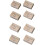 8pcs Vintage Decorative Scrapbook Paper Set, 100 Sheets Each, 1